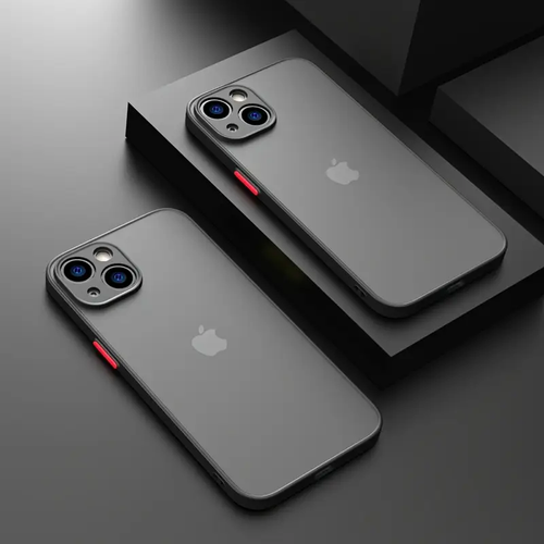 Luxury Shockproof Armor Matte Bumper Phone Case for iPhone
