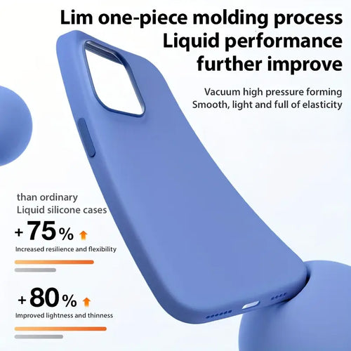Luxury Liquid Silicone Anti-Fall Mobile Phone Case