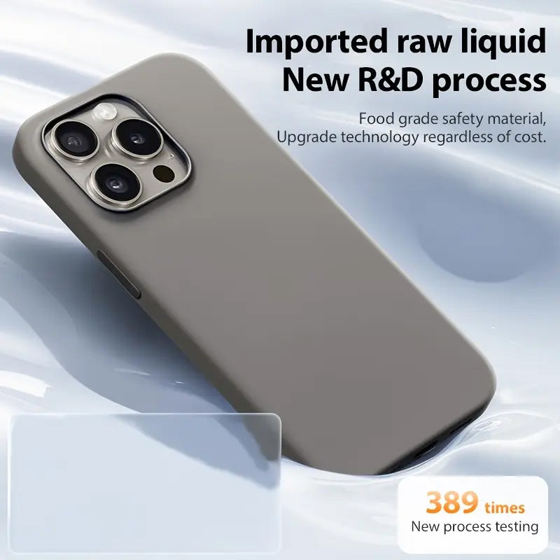 Luxury Liquid Silicone Anti-Fall Mobile Phone Case