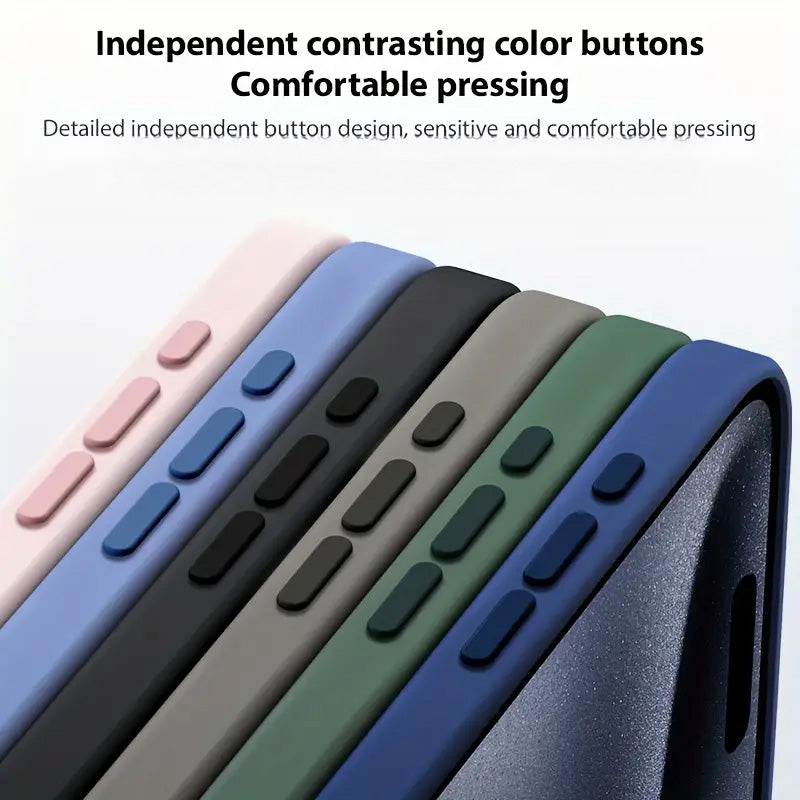 Luxury Liquid Silicone Anti-Fall Mobile Phone Case